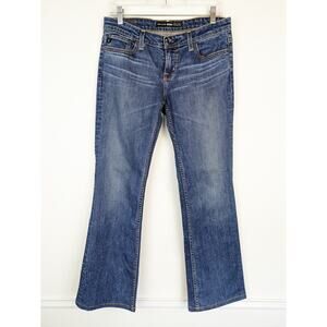 Big Star Denim Jeans Remy Bootcut Low Rise Western Y2K Boho Blue Size 28